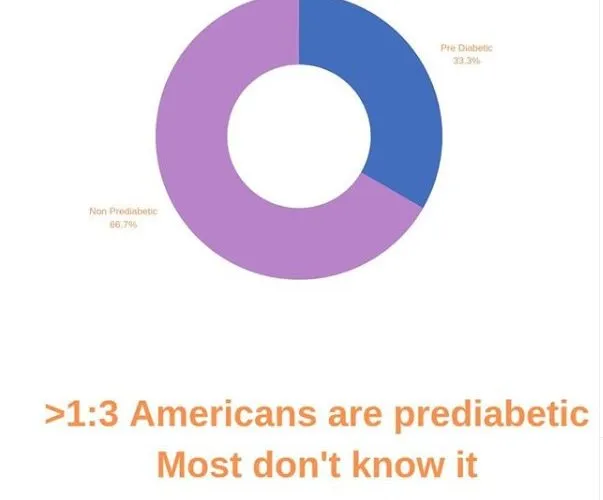 >1:3 Americans Are Prediabetic Most Don’t Know It