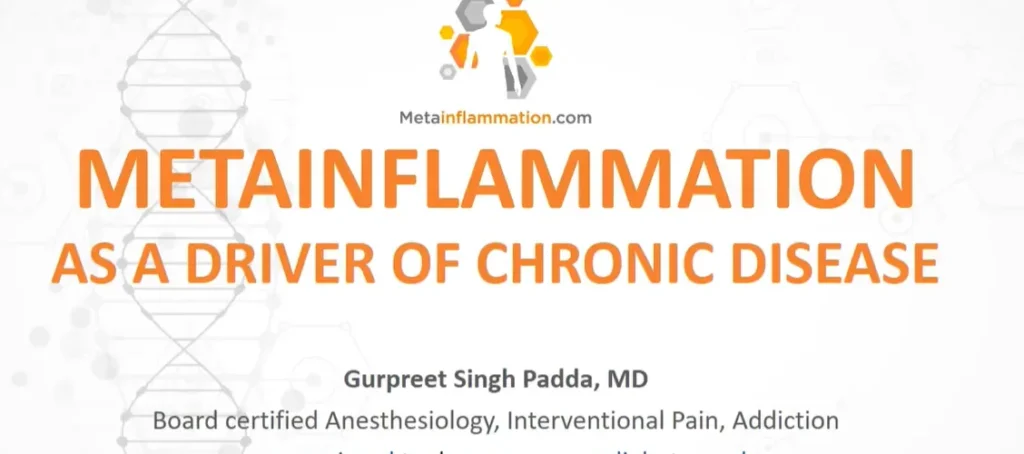 METAINFLAMMATION AS A DRIVER OF CHRONIC DISEASE