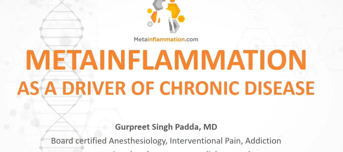 METAINFLAMMATION AS A DRIVER OF CHRONIC DISEASE
