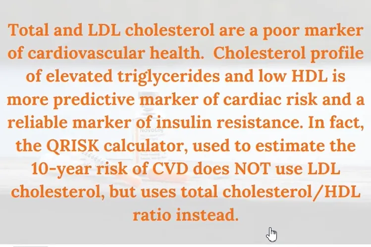 Insulin Resistance Is The Key, Not The LDL.