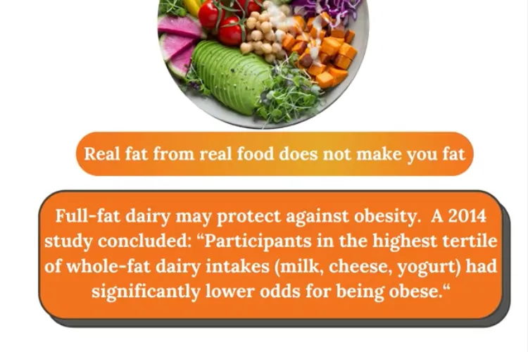 Real Fat From Real Food Does Not Make You Fat