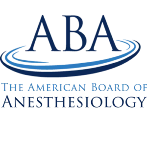 American Board of Anesthesiology diplomate seal, board certification held by Dr. Gurpreet Singh Padda, MD, MBA, MHP